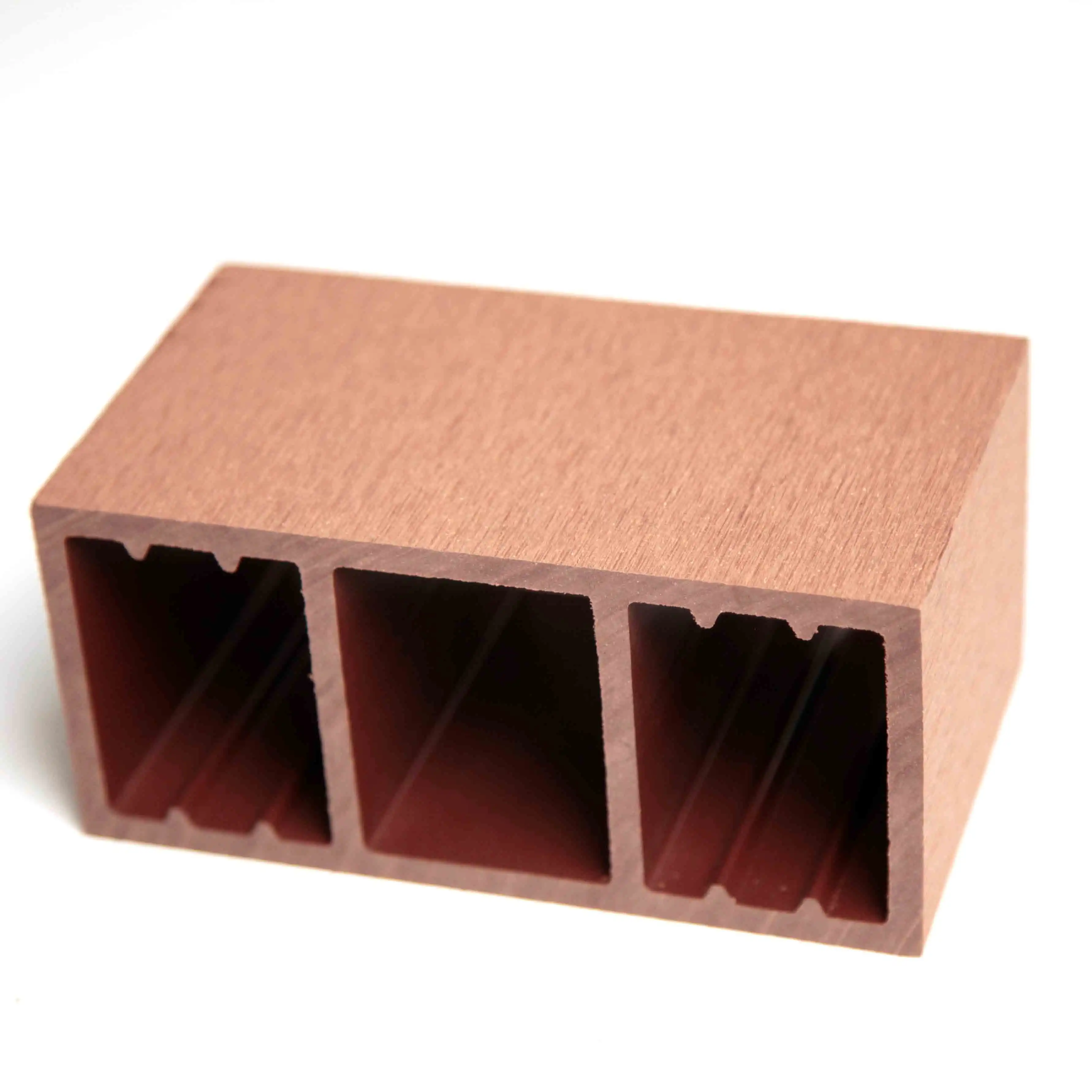 3d WPC Timber Tubes factory price wpc wood composite Timber Tubes