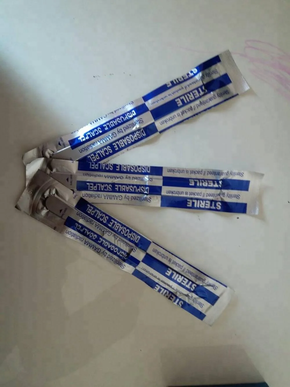 China price scalpel sterile carbon steel disposable surgical blade