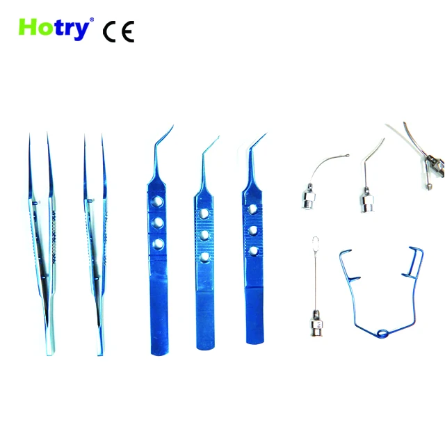 
21 pcs Titanium alloy stainless steel Cataract Set Cataract Surgery Instruments 