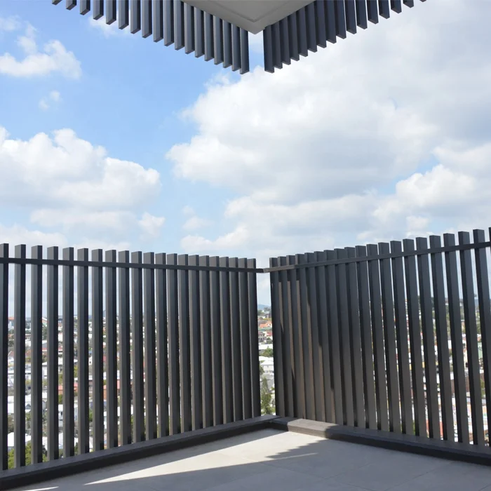 
Factory price aluminium garden fence and gate slats Metal Fence Panel 