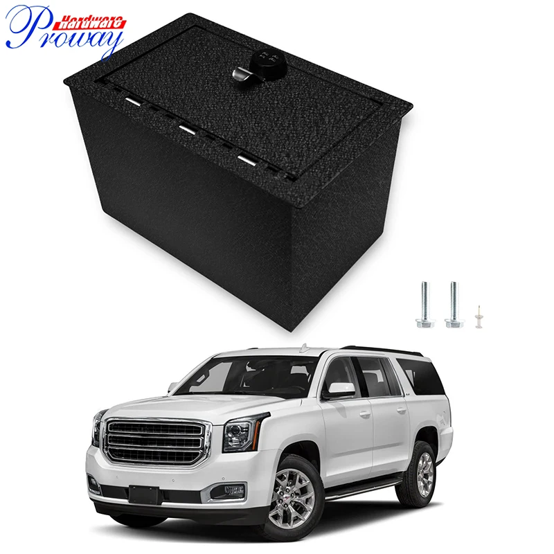 4-значный кодовый замок Оружейный сейф ящик скрытый для хранения центральной консоли Сейф 2015-2020 Chevrolet и