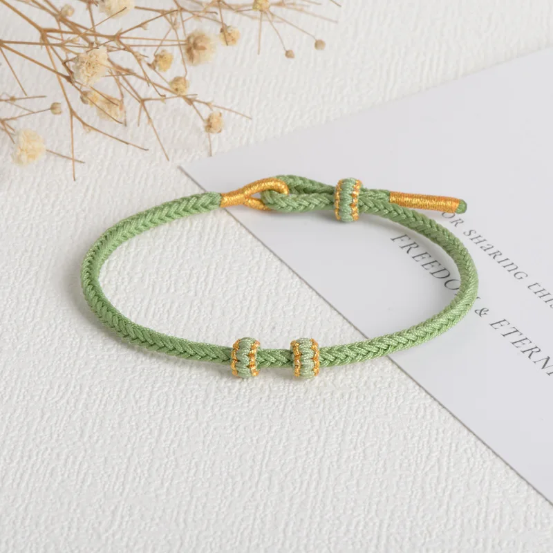 Bohemian Style Fashion Women Men Jewelry Couple Cotton Rope Handmade Woven Friendship Lucky Colorful String Charm Bracelet