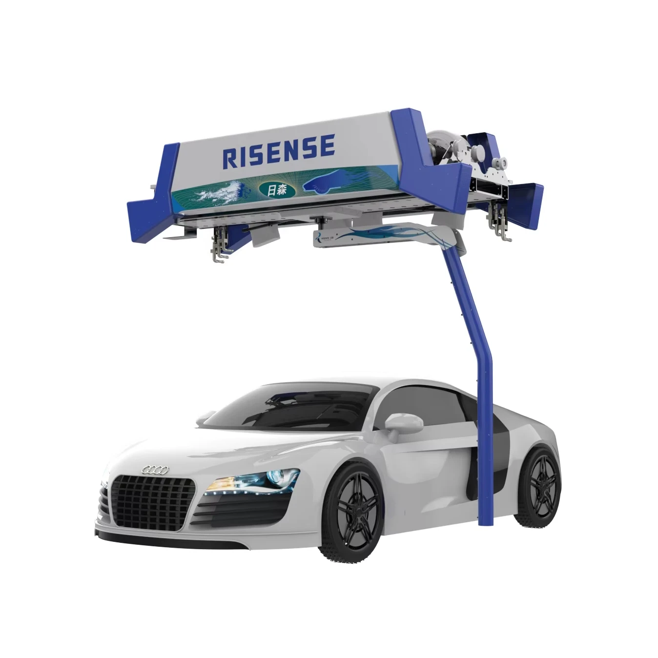 High Quality Full Automatic Touchless Car Wash Machine System + 360 arm + Blowers