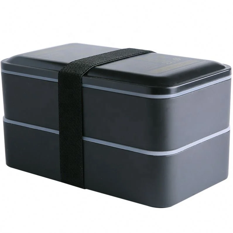 New Fashion Lunch Box Lunch Office Worker Student Double Layer Microwave Oven Heating Separate Large Fruit Salad Lunch Box Set