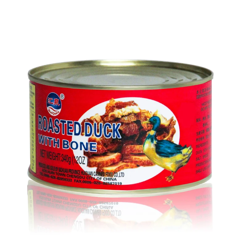 Halal Food Canned Roasted Duck Meat Canned