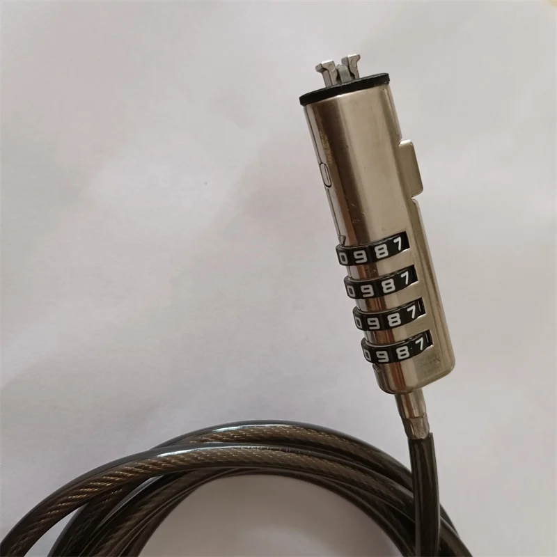 Nano Computer Laptop Combination  Lock Cable 4 Digital Password Protection   for Select HP Elitebooks and Chromebooks
