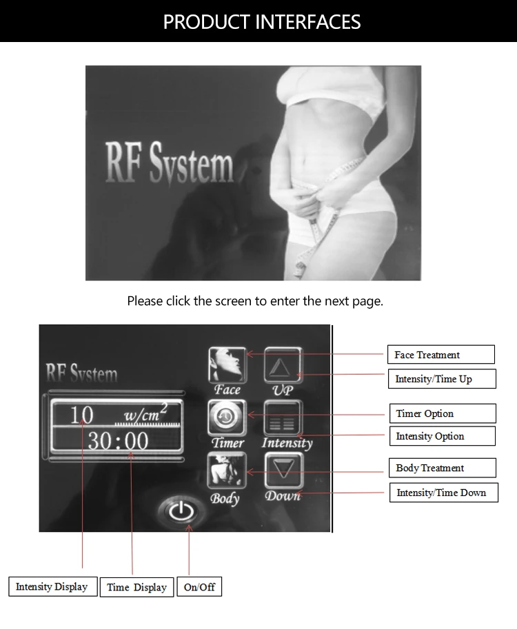 Professional CET RET Radio Frequency RF Body Care Weight Loss Fat Removal Monopolar Rf Machine Beauty Machine