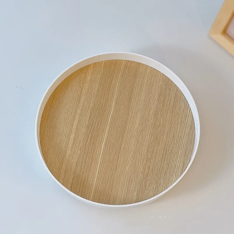 Wholesale White Hotel Home Restaurant Bathroom Washing Products Storage Restaurant Cosmetics Organizer Serving Trays