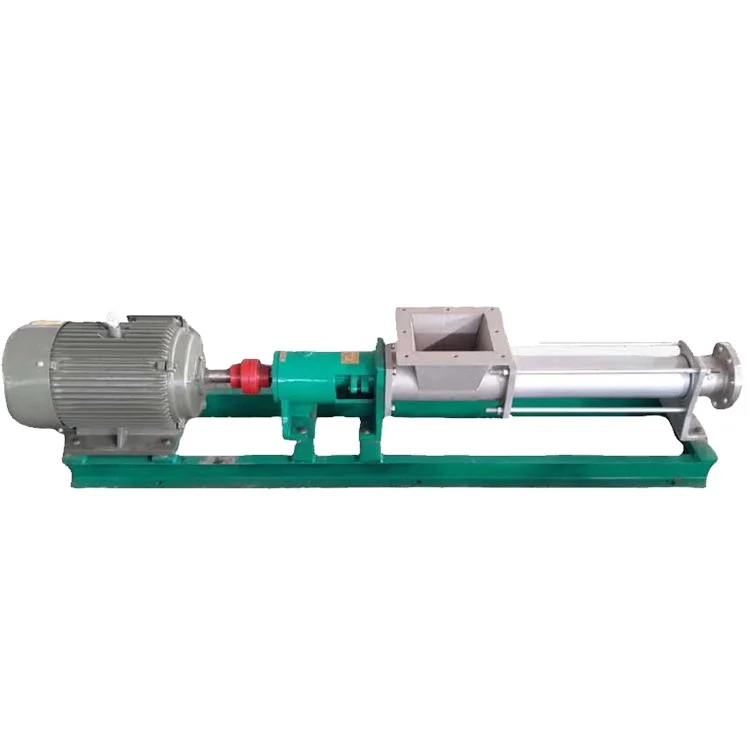 G series single screw pump with hopper Food delivery pump food grade pump