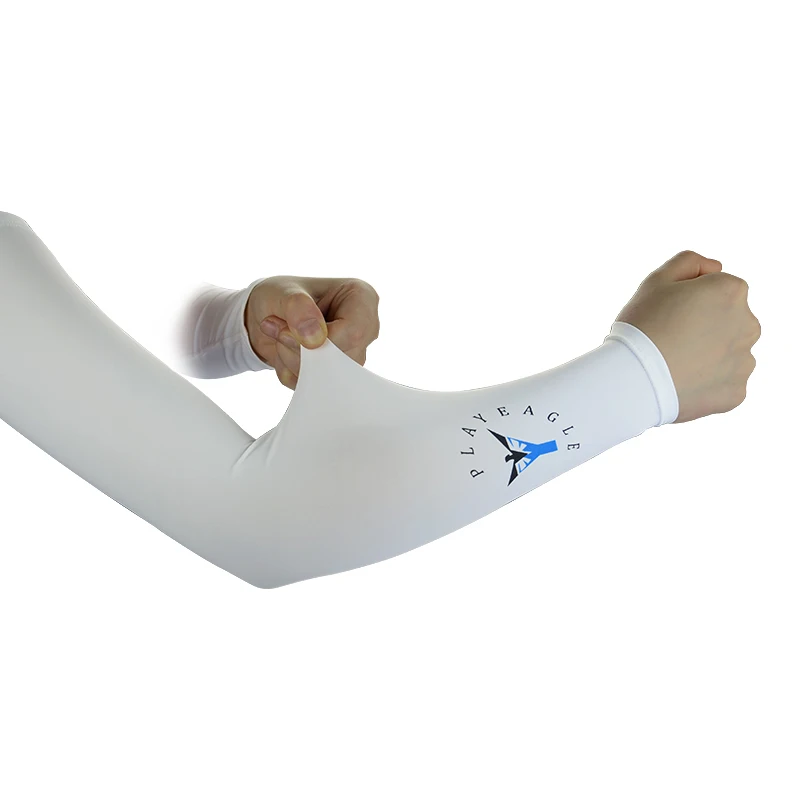 PLAYEAGLE Golf Ice Silk Arm Sleeves Outdoor UV Protection Sleeve Breathable Anti-UV Sleevelet Sports Cycling Arm Sleeve