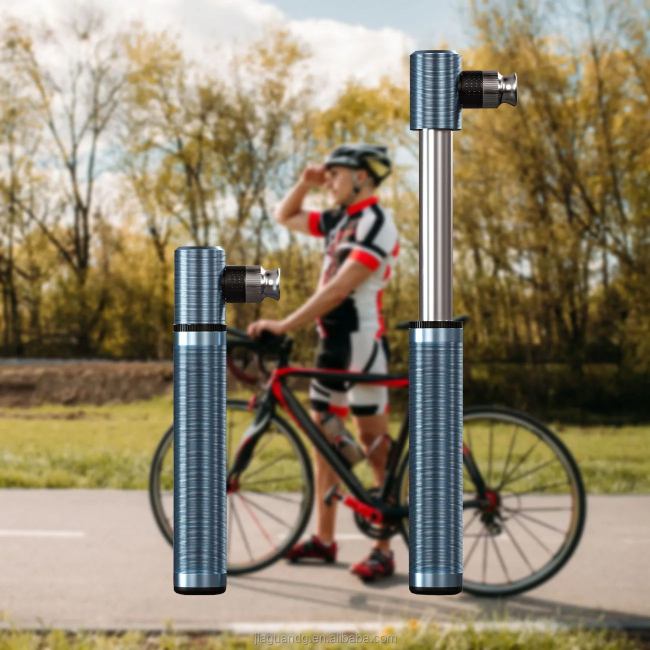 High Quality and Comfortable New Product Ideas Portable Multifunction Activated Bicycle Pump High Pressure for Cyclists