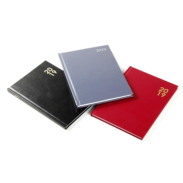 Custom diary hardcover leather paper notebook/ planner printing