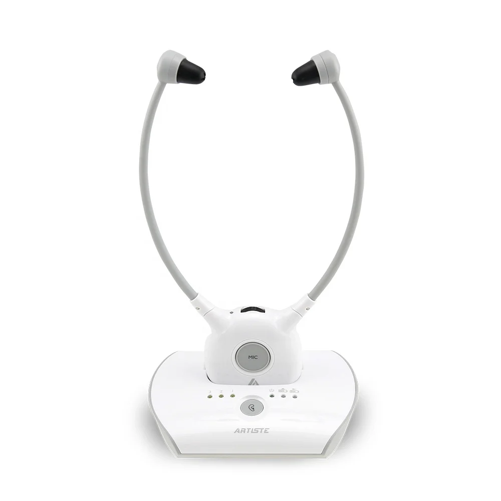 Best selling products  OEM Sound Amplifier Digital Wireless TV headphones with mic