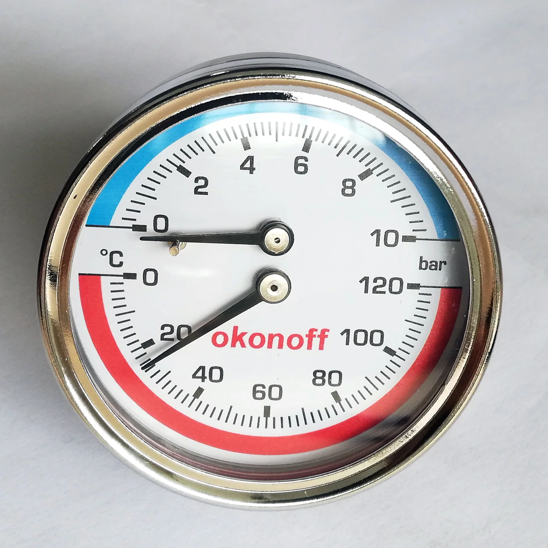 temperature & pressure meter combined temperature pressure gauge