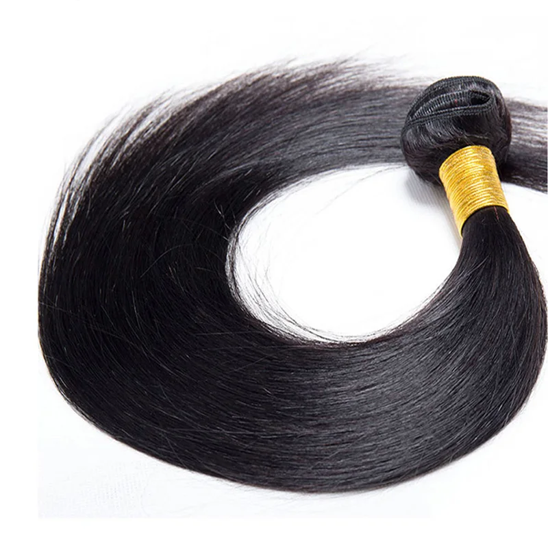 12A Grade Human Hair Bundles Unprocessed Brazilian Virgin Hair Silky Straight Extensions Weave Bundles for Woman