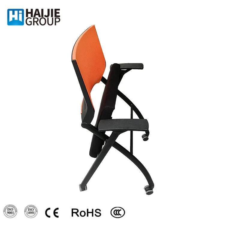 2021 New Arrival Modern Plastic High Quality Moveable Folding Training Chair Study Chairs To School