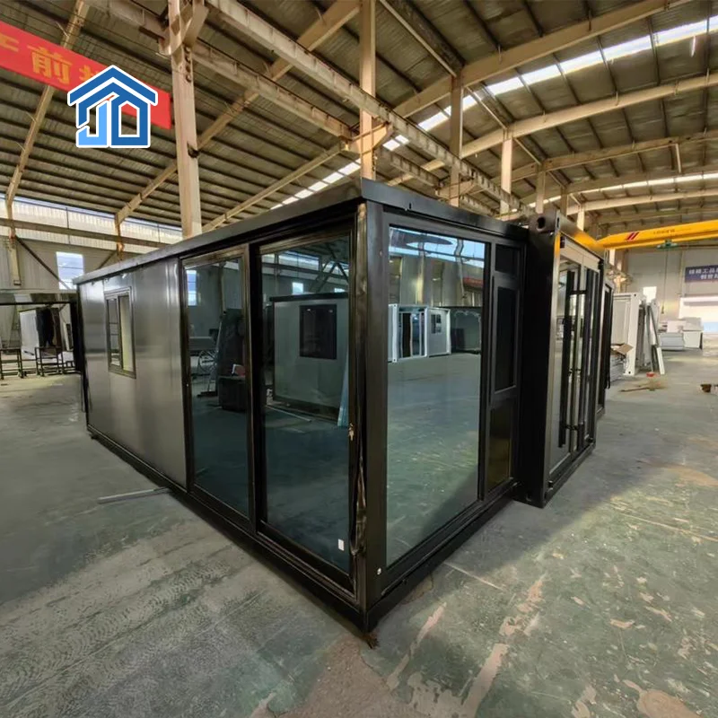 Prefab Small Expandable Container Prefabricated House 19ft X 20ft 2.4m Internal Height Expandable Tiny Home