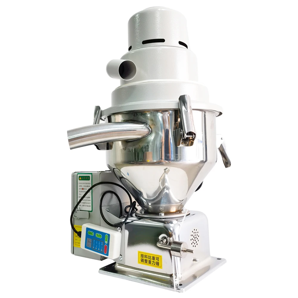 300G 1.5HP/1.1KW Self-Contained Hopper Loaders Green Coffee Vacuum Hopper Loader