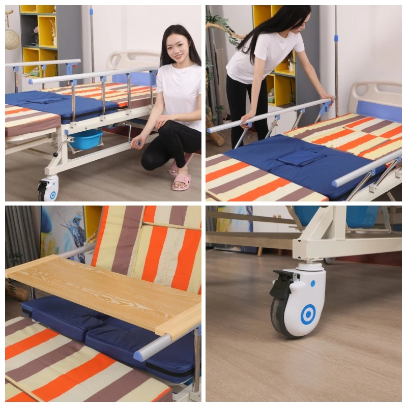 medical home care bed manufacturers wholesale price three functions hospital medical bed for elderly