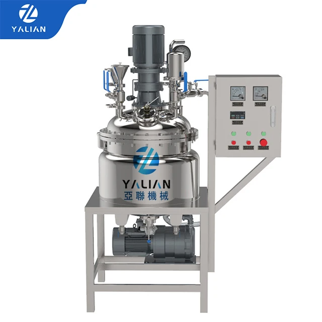 YaLian 1000l Stirred Reactor Stainless Steel Emulsion Mixing And Material Tank Machine