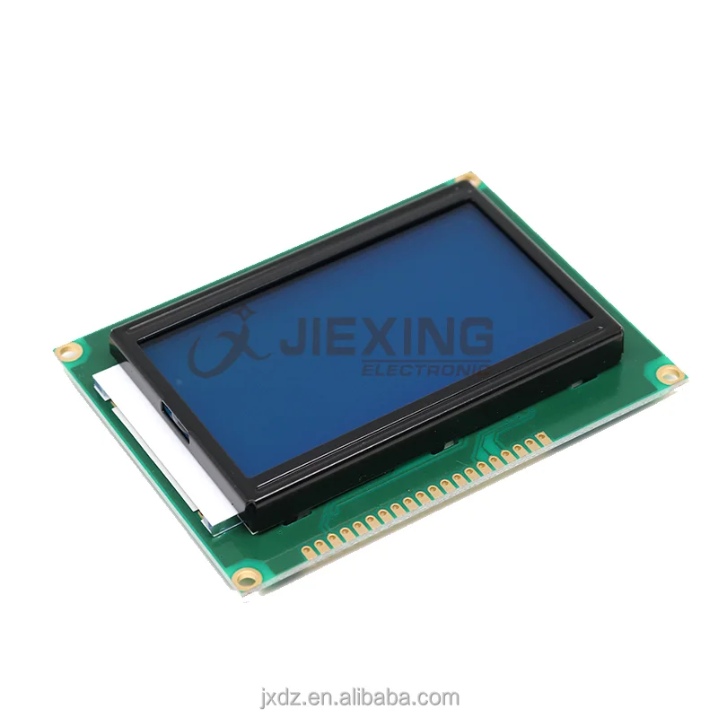ЖК-12864 128*64 символ Графический синий цвет подсветка ЖК-дисплей модуль 5V ST9720 128x64 12864B