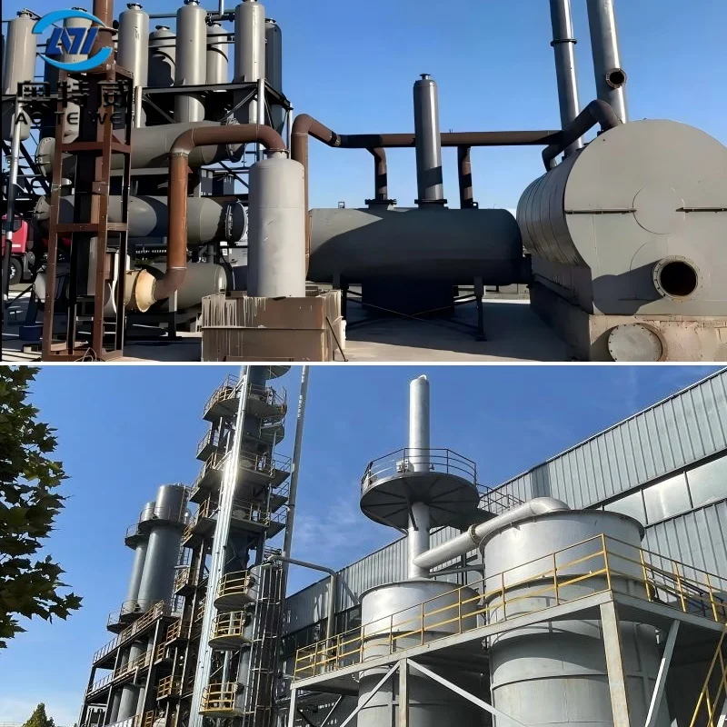 High Configuration Waste Lubricating Oil/crude Oil/liquid Petroleum Refining Get diesel Gasoline Distillation Equipment