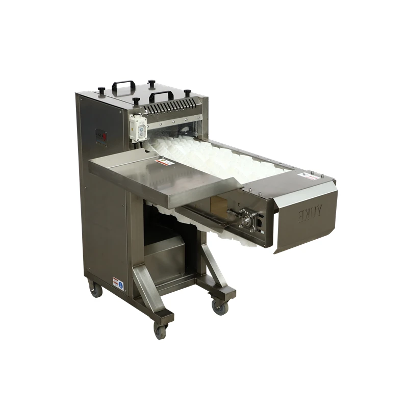 500 KG per hour industrial fresh meat chicken fish fillet squid ring herring slicer cutting machine