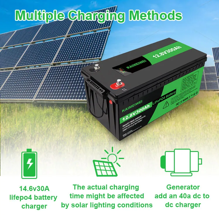 Factory Wholesale Battery Pack LiFePO4 12V 100ah 200ah 300Ah For Solar Power System Lithium Ion Batteries