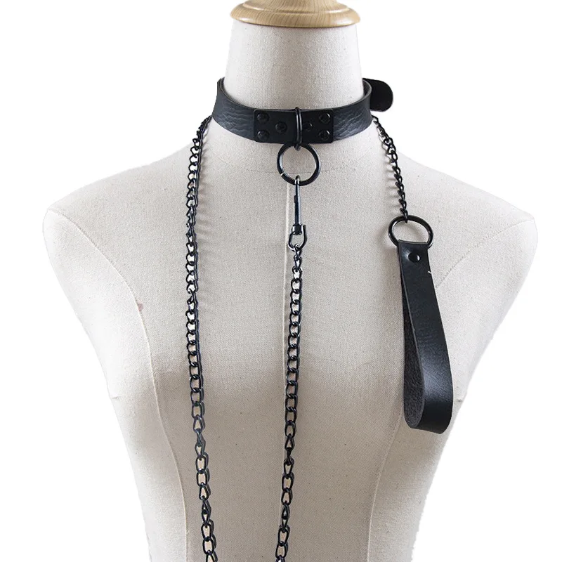 Wholesale  33 Styles Sexy Lady Bells Punk  Fashion Choker Necklace Gothic BDSM Slave Puppy Leather Collars