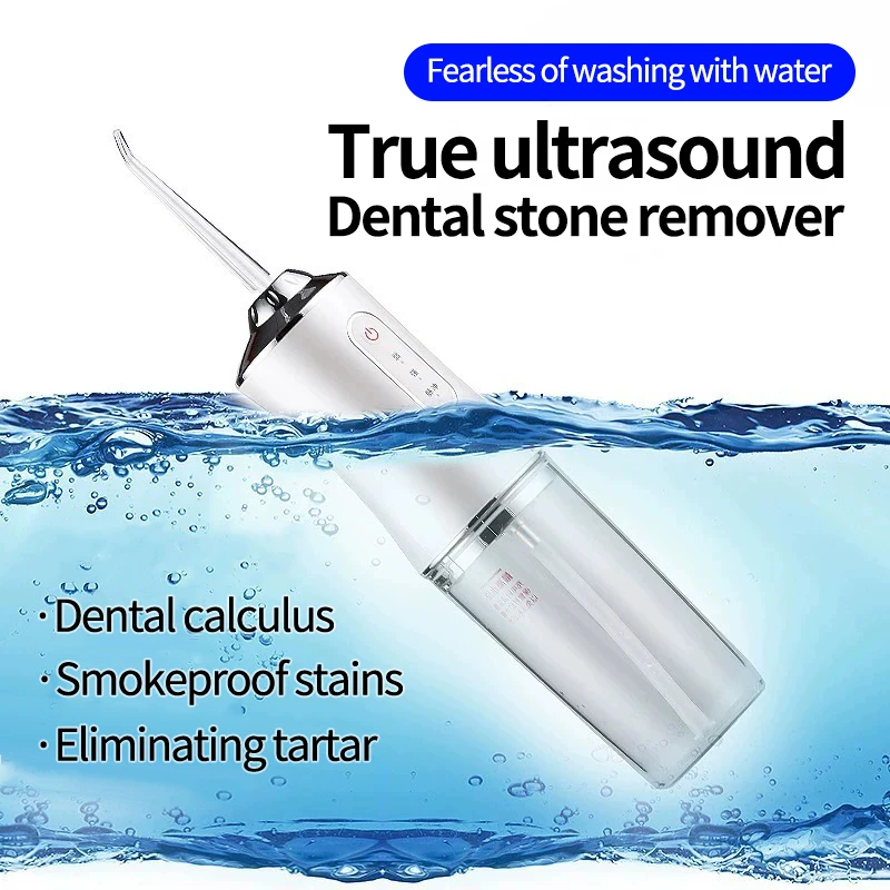 350ML Electric Water Flosser USB Rechargeable Cordless Teeth Whitening Remove Teeth Stain Portable Oral Irrigator For Traveling