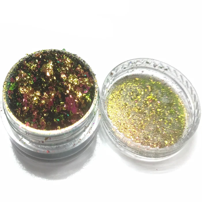 Maxshing Cosmetic Grade Chameleon Glitter Flakes for Nails, Lipstick, Body, Face, Cosmetic, Eye shadow