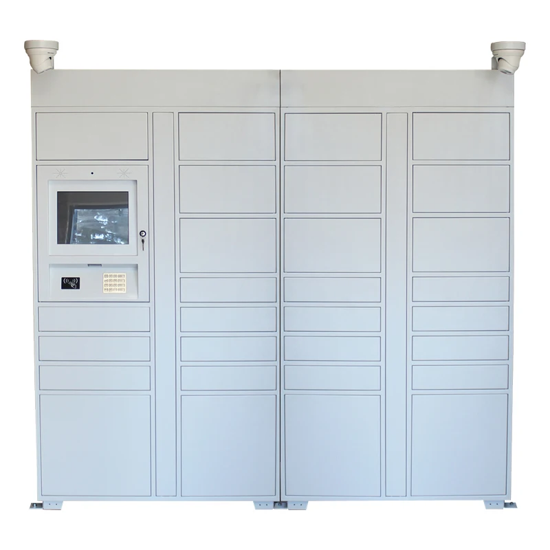 Smart lockers in supermarket schools face recognition fingerprint barcode scanning