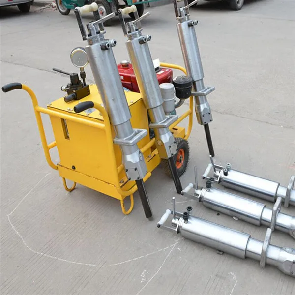 Hydraulic rock splitter machine  stone breaking tools  for sale