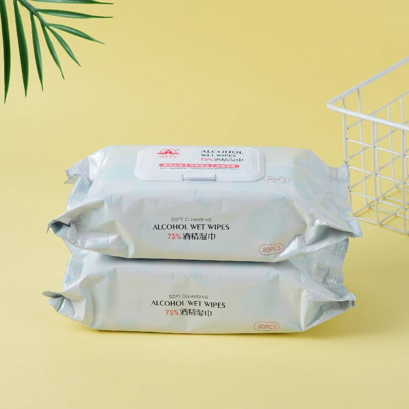 Factory Direct Sales Sterile Non-woven Alcohol 75% Isopropyl Phone Wipes Cleaning Disinfecting Antibacterial Wet Wipes