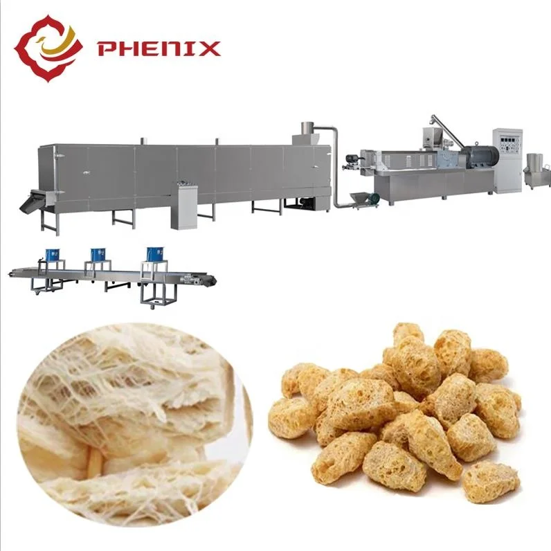 Automatic TVP/TSP Soya Bean Protein Chunks Making Machine
