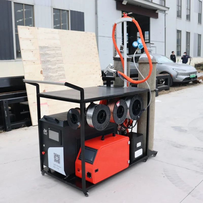 Raycus 1000 Вт 1500w 2000W 3000w с острым концом ручной лазерный сварочный агрегат портативная волоконная лазерная машина сварного шва сканер штрих кода