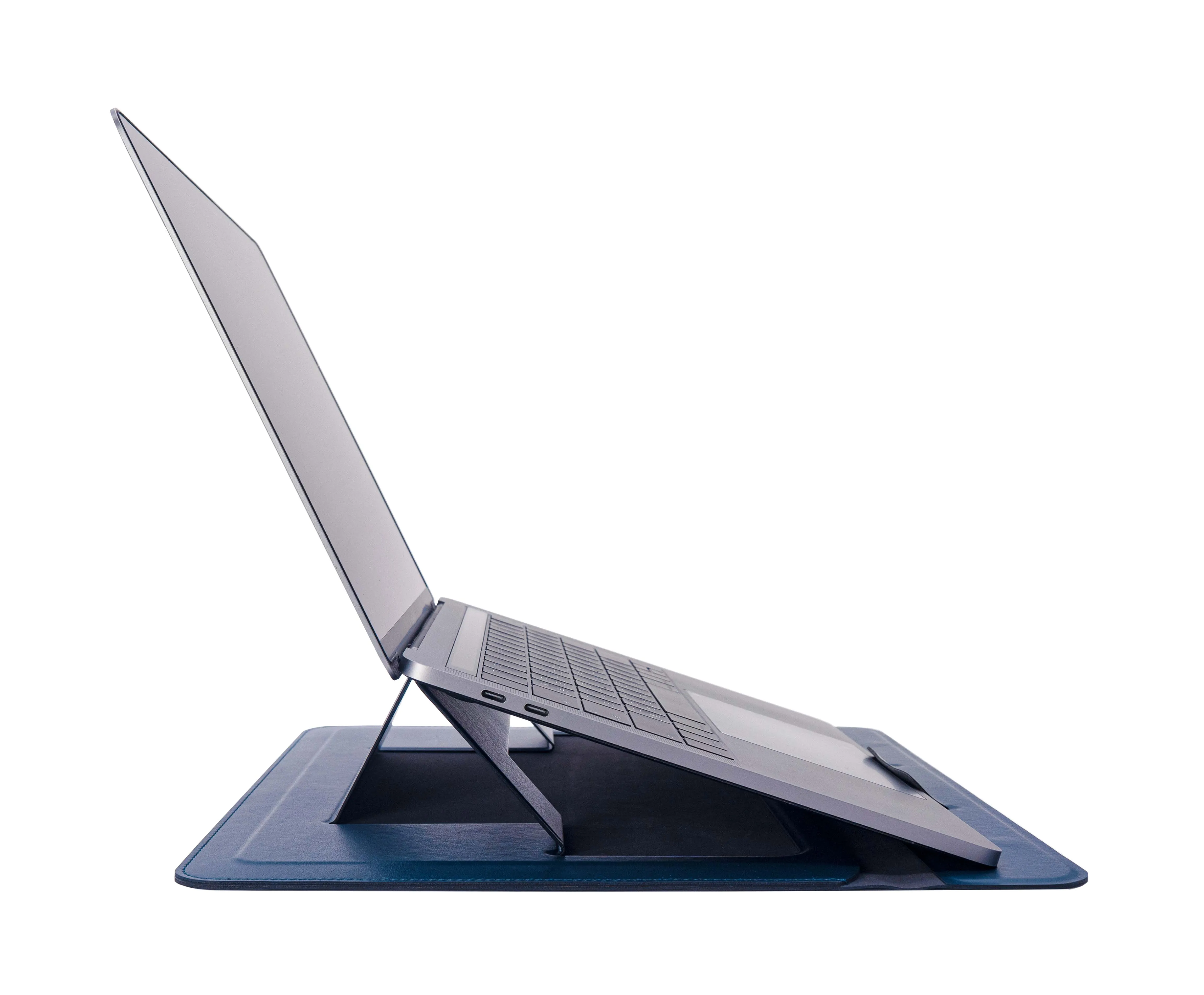 Factory Wholesale Waterproof 14 Inch PU Leather Comfortable Travel Laptop Bag Case with Stand