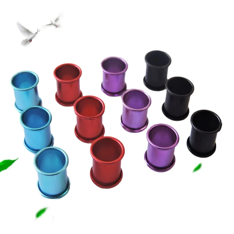 Wholesale Custom Straight Cylinder Aluminium Outdoor Flying Training Identification Foot Number Ring Bird Ring Pigeon Leg Bands