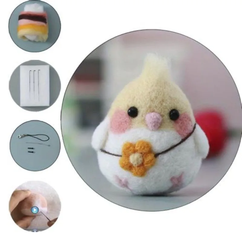 Wholesale Animal  Kids Wool Craft 20+ Pieces Educational Fun Children Felt Craft Kits Toys