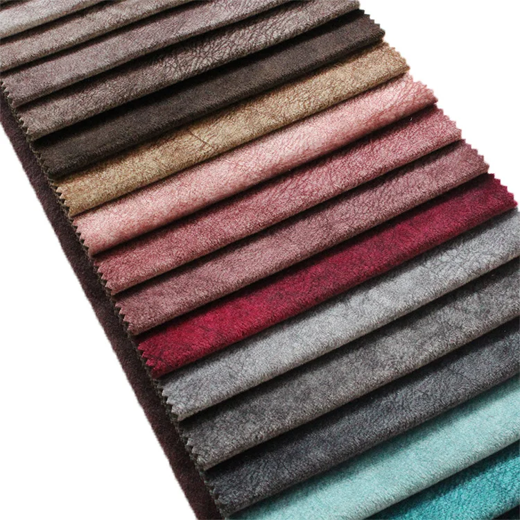 Home textile 100% polyester printing holland velvet sofa fabric knitting upholstery holland velvet for sofa furniture fabric