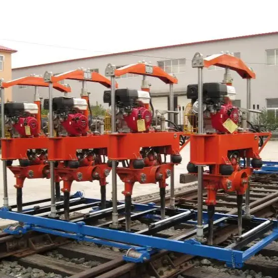 Hydraulic rail turnout tamping machine for Railway track maintenance railway tamping tool