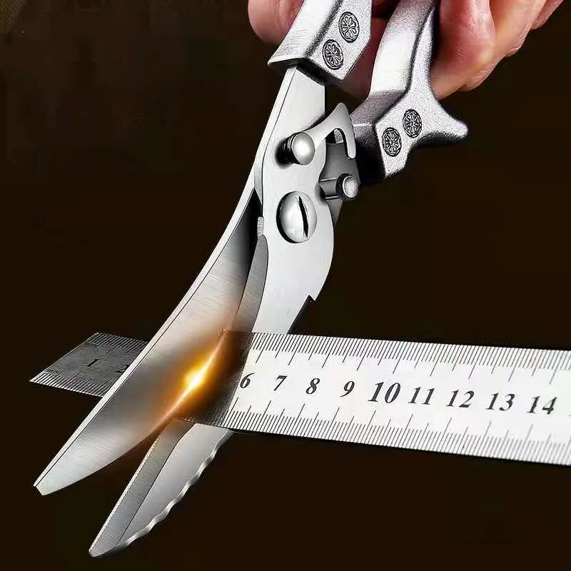  2021 Новые многофункциональные Многофункциональные кухонные ножницы из нержавеющей стали для овощей и мяса инструмент