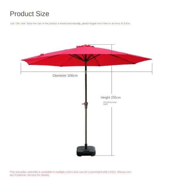 Wholesale Outdoor Garden Patio Umbrella with Table Chairs Beach Waterproof Polyester Outdoor Furniture Contemporary 1 Pc/1ctn