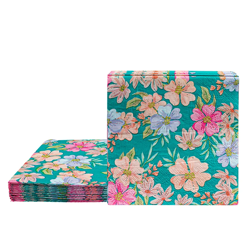 High quality custom logo servilletas de papel tissue dinner paper napkins serviettes