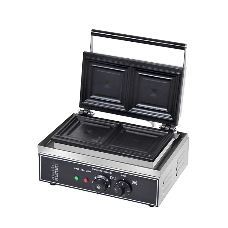 Astar Snack Food Equipment Nonstick Electric 4 Slice Waffle Maker With CE Certification