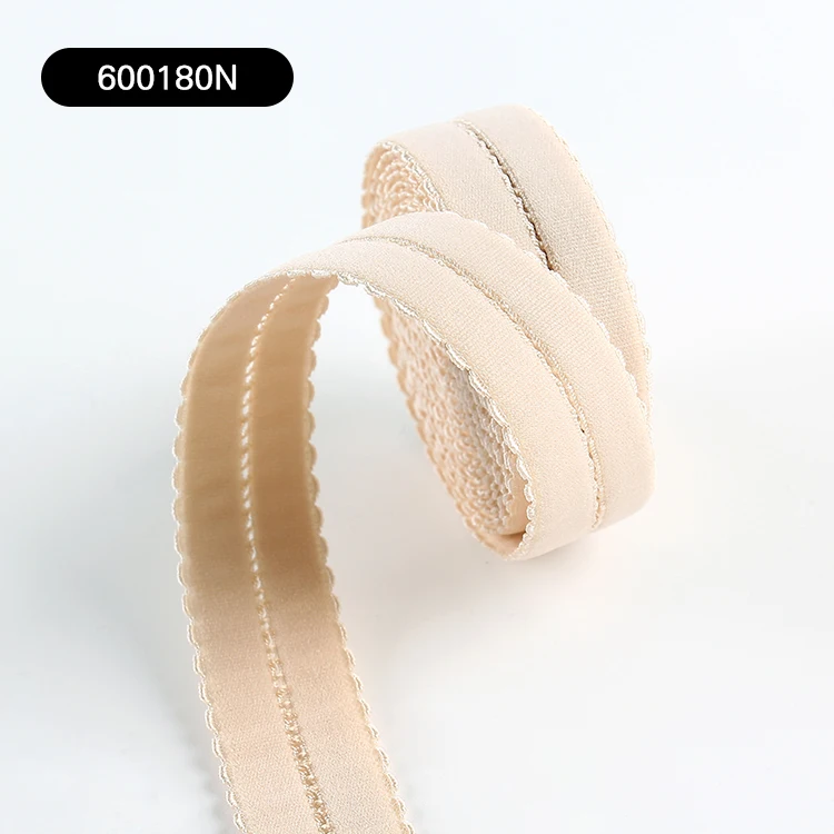 Factory supply custom 12mm fashionable bra elastic strap mesh shoulder band