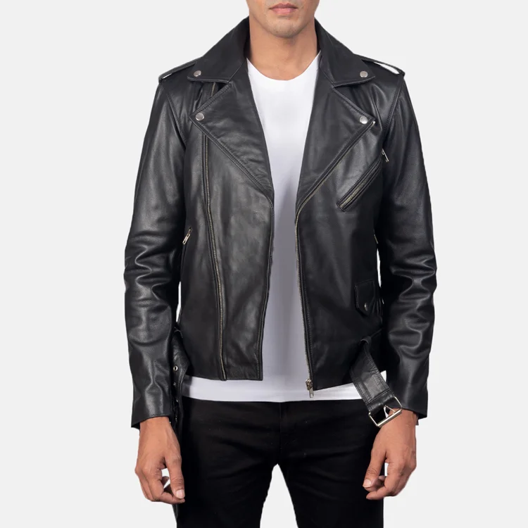 Leather Bomber Jackets Coat Fashion Men for Men Wholesale Custom Black OVERCOAT Wool & Blends Reversible Breathable Anti-shrink