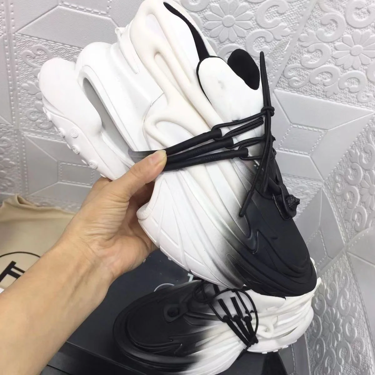 Dropshipping Custom Logo Athleisure Luxury Designer Unisex Balmain Sneakers Spaceship Chunky Casual Shoes For Men