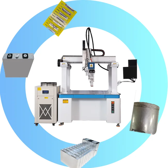 New Energy Moped Battery Continuous Laser Welding Equipment 3000W Automatic Laser Welding Machine