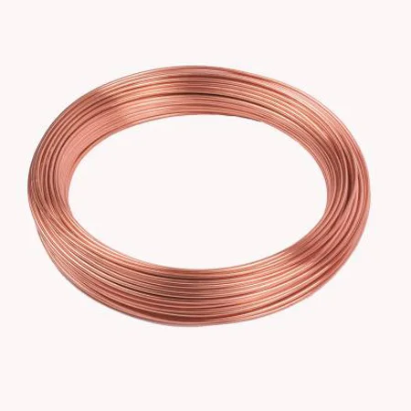 China Manufacture C1220 0.3-0.6mm Copper Fitting Capillary Tube With 1/4 Flare Nuts for Refrigeration